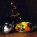 Still LIfe with Teapot and Dish of Fruit